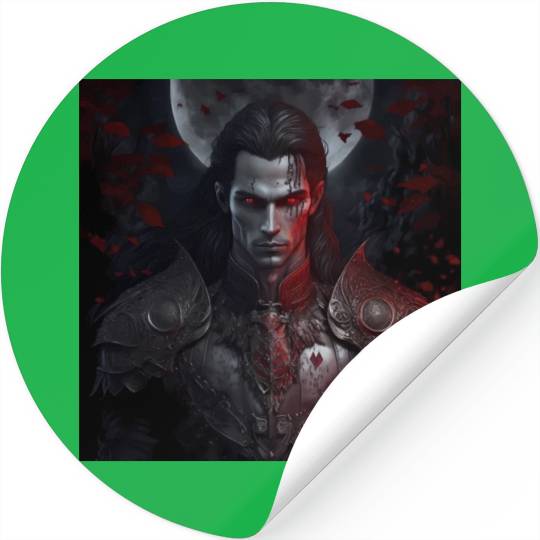 Dark fantasy vampire version 8 Stickers
