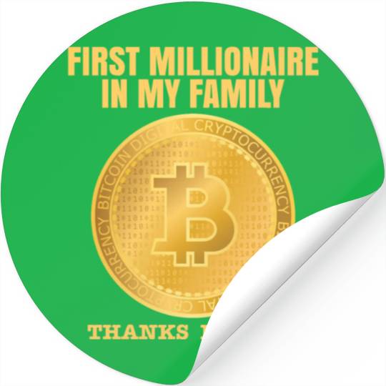 Bitcoin Millionaire Decentralized Crypto Stickers