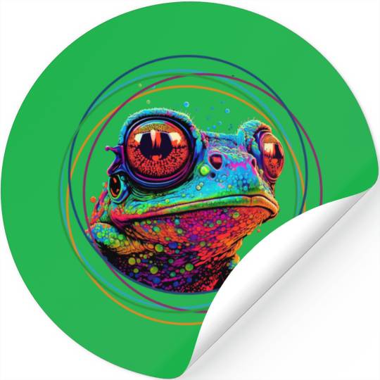 color frog Stickers