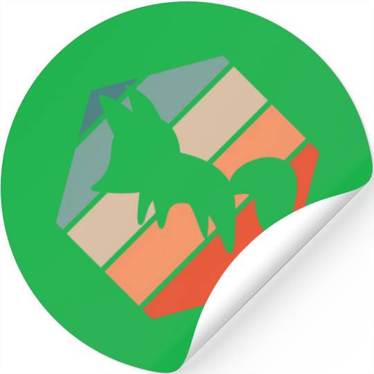 Fox Retro Stickers