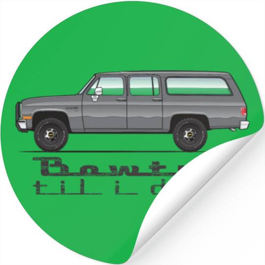 BOWTIE Charcoal Stickers