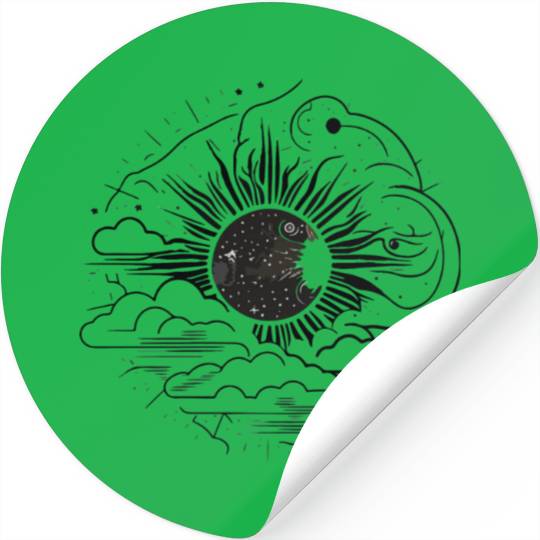 Get Your Astrology Stickers with the Moon !