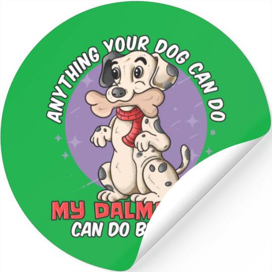 dalmatian, french, bulldog, dog, cute, furry, Stickers