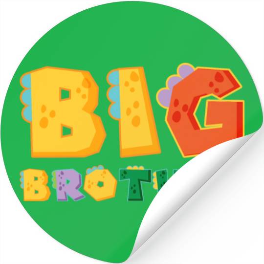 Big Brother Boys Dino Lover Stickers