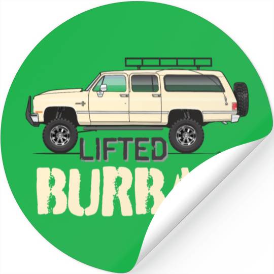 burban Santa Fe Tan Stickers