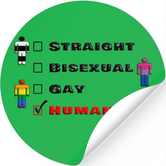 We are all human Stickers