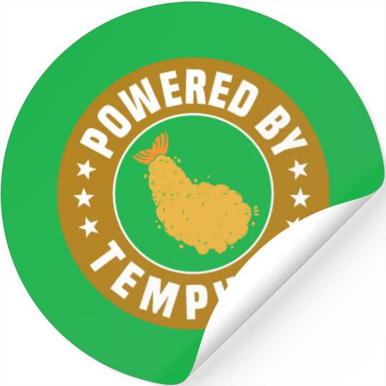 Powered By Tempura Stickers