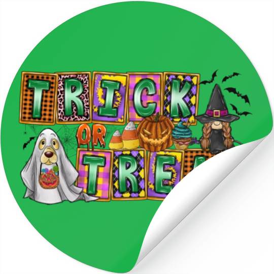 Trick Or Treat Stickers