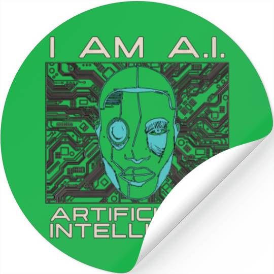 Artificial Intelligence I Am A.I Computer Science Stickers