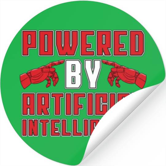 Artificial Intelligence Powered By Artificial Stickers