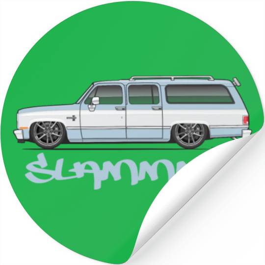 SLAMMMD Light Blue Stickers