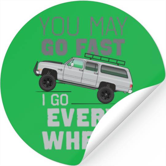 YOU MAY Light Silver Stickers