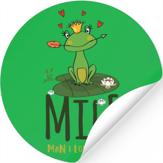 milf man i love frogs Stickers
