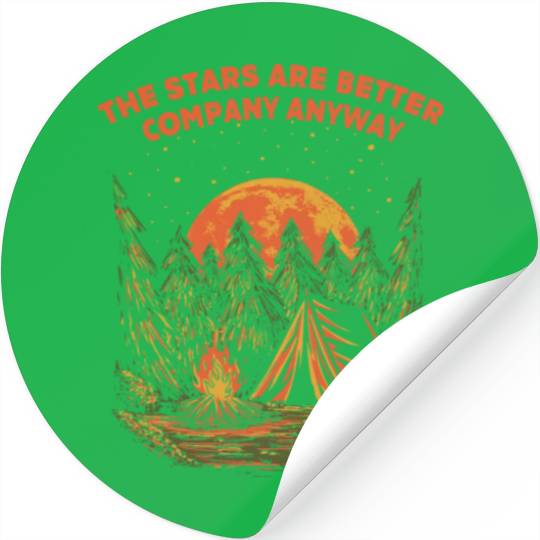 Stars Are Better Company Wildlife Camping Outdoor Stickers
