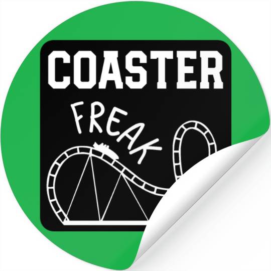 Roller Coaster freak Stickers