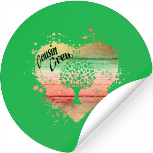 Cousin crew - tree Stickers