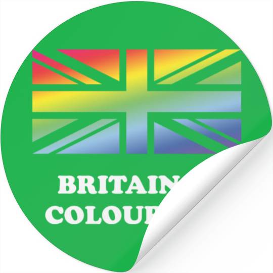 Britain Is Colourful! (Union Jack, United Kingdom) Stickers