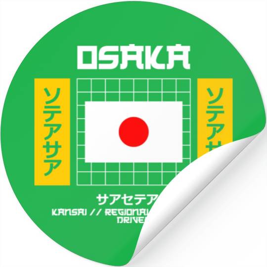 Osaka Kansai Regional Economy Driver Stickers