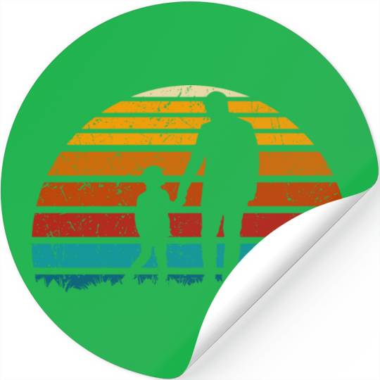 I love dad vintage Stickers