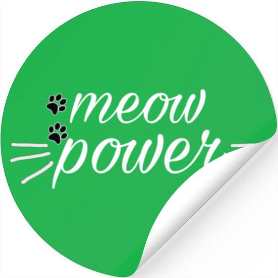 Meow power cats Stickers