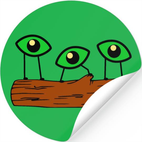 Eyes On Log Stickers