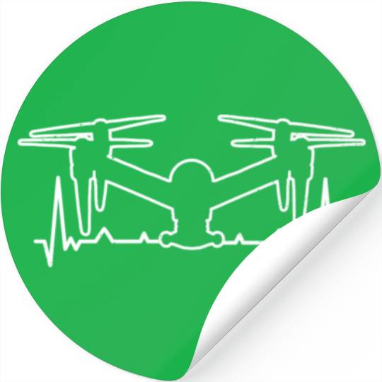Drone Pilot - Funny RC Quadcopter Stickers