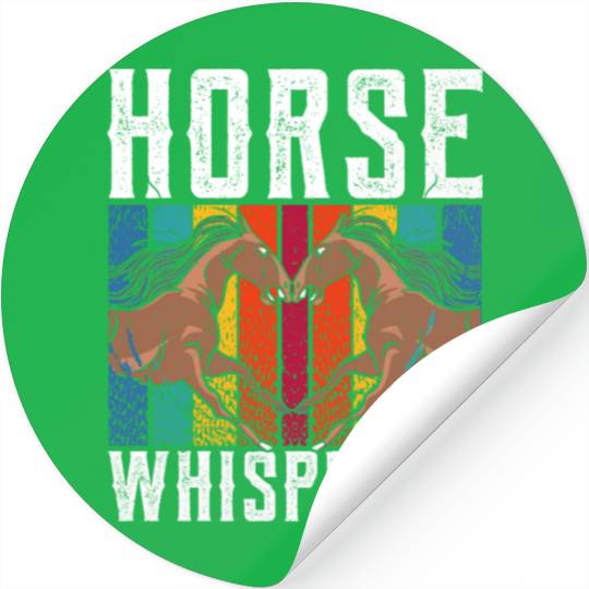 Horse Whisperer Equestrian Rider Riding Lover Stickers