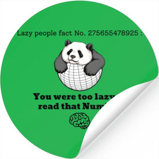 Lazy Panda - Funny Stickers