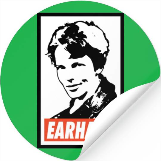 Amelia Earhart Stickers