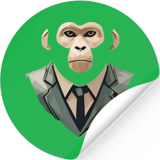 Monkey suit Stickers