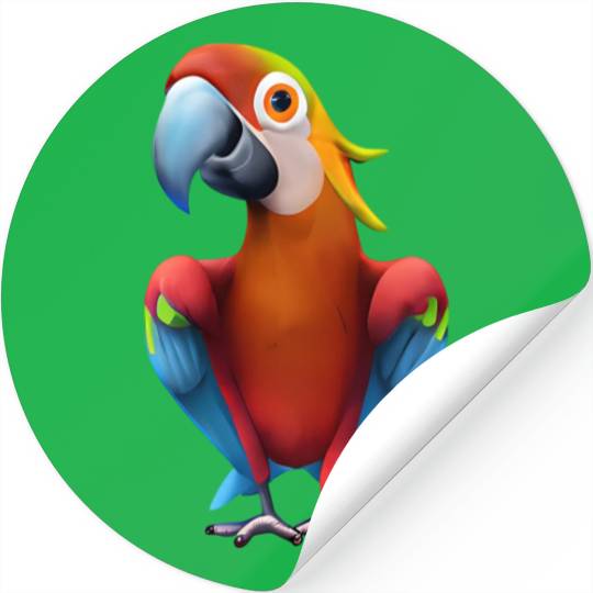 Macaw Stickers