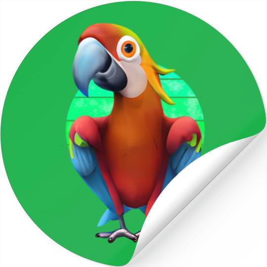 Macaw Stickers