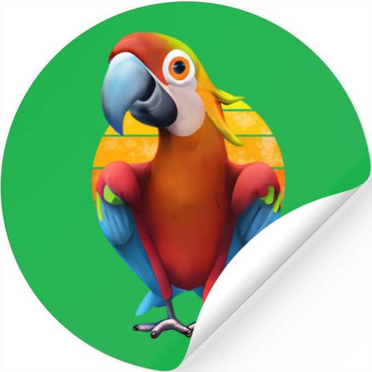 Macaw Stickers