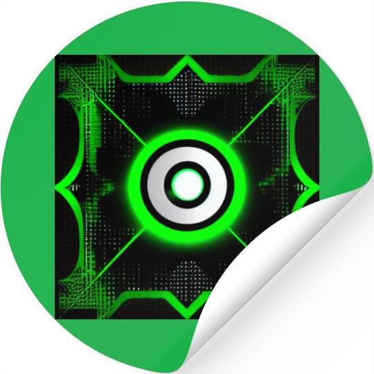 Cyberpunk Inspired Green Theme - The Switch Stickers