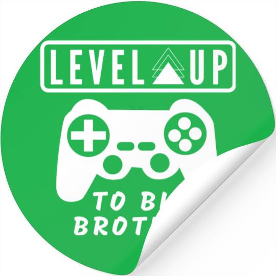 Level Up to big brother Stickers