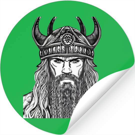Viking Warrior Valhalla Norman Odin Stickers