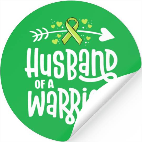 Husband Of A Warrior Lymphoma Cancer Awareness Stickers