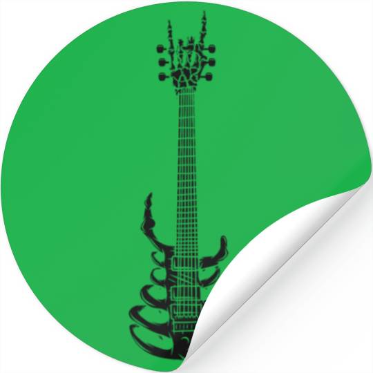 Rock & Roll Skeleton Guitar Music Lover Rockstar Stickers