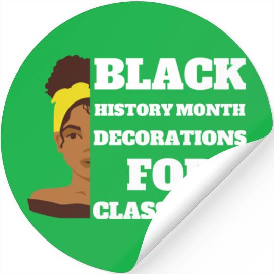 black history month decorations for classroom Stickers