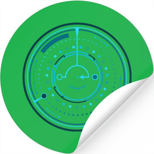 Cyberpunk teleporter 1. Stickers