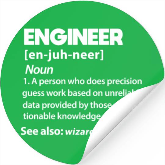 Engineer Definition Stickers