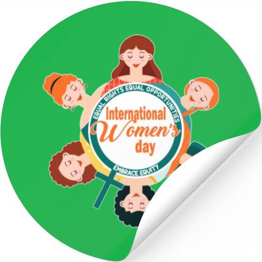 International Women's Day: Embrace Equity Stickers