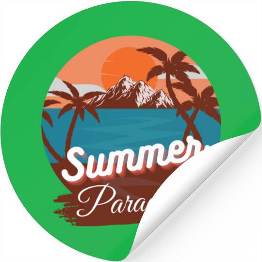 Summer paradise Stickers