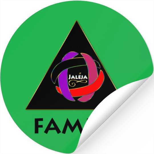 FAMILY - BLACK PRINT Stickers