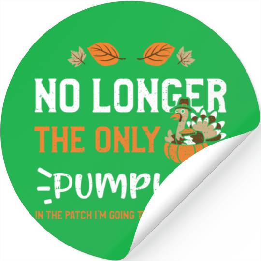No Longer The Only Pumpkin In Th... Stickers