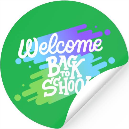 Welcome back to school Stickers