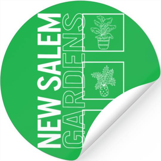 New Salem Gardens, Garden Plant Gardening Lover Stickers
