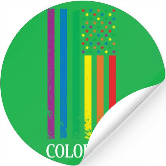 Colorado Pride Month Pride Flag LGBT Community LGB Stickers