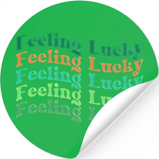 Feeling Lucky Gift, St Patrick's Day Stickers