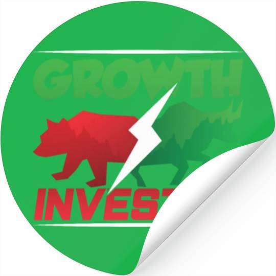 Growth Investor Investing Invest Shareholder Stickers